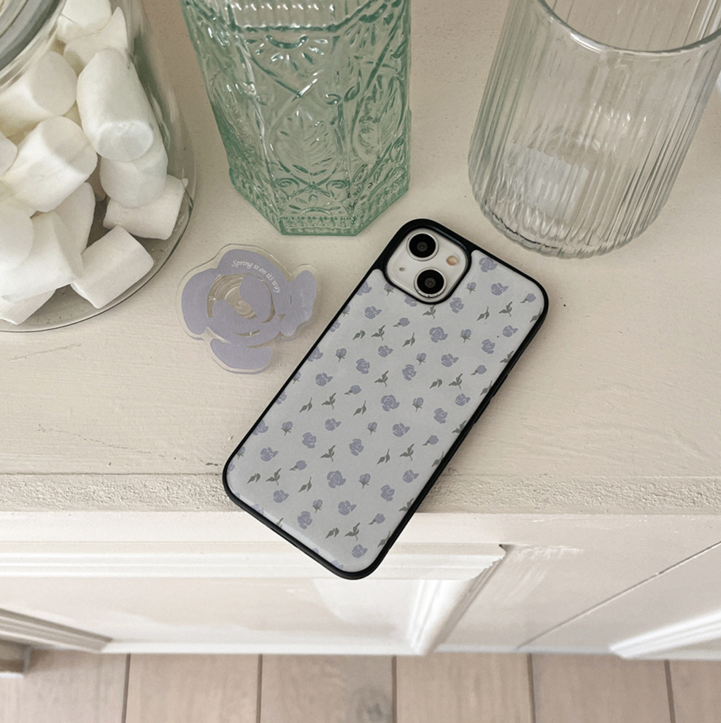 |Mademoment| Merry Rose Vintage Epoxy Phone Case