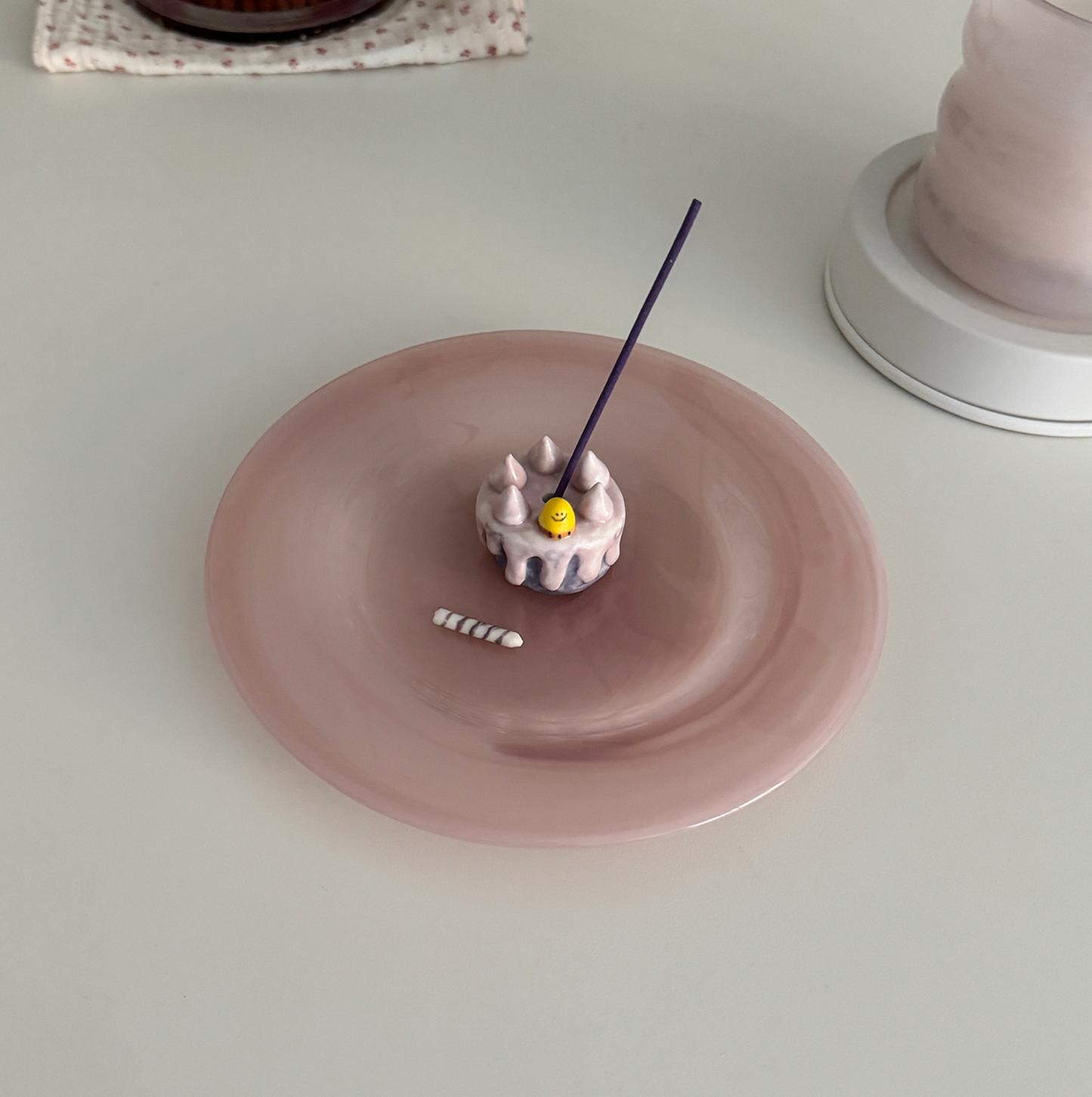 |second morning| Cake Incense Holder