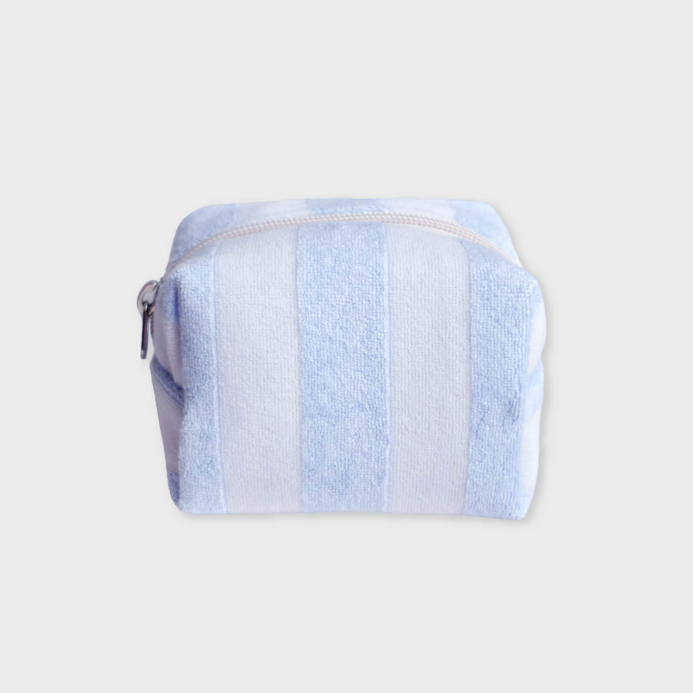 |unfold| Stripe Terry Pouch (Baby Blue)