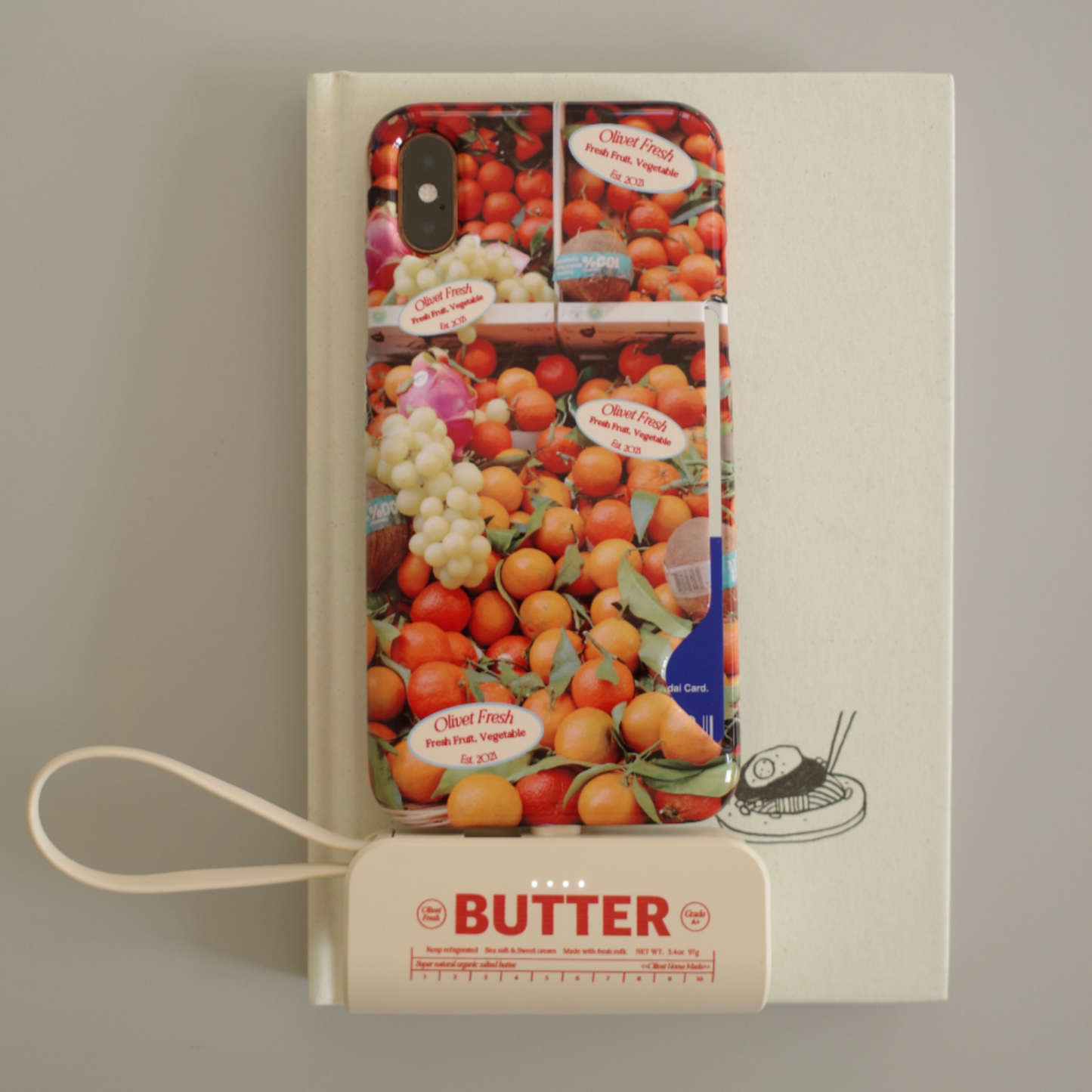 |OLIVET| Olivet Fresh Fruits Case (Card/ Epoxy)