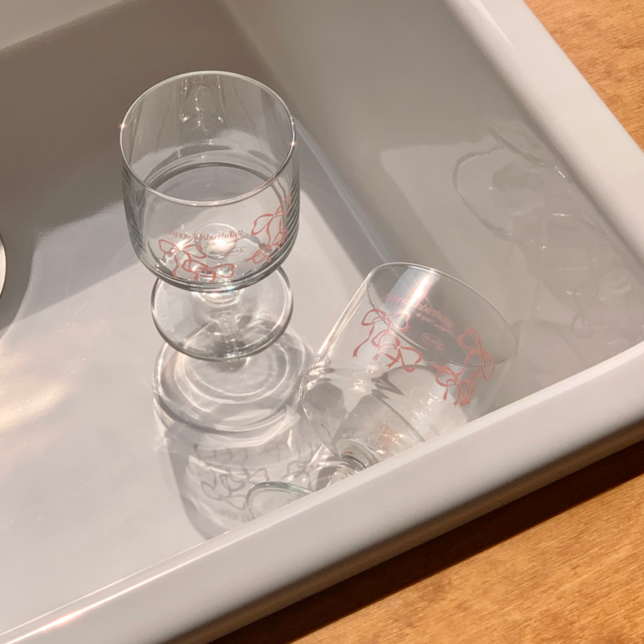 |OLIVET| Happy Unbirthday Drawing Wine Glass 300ml