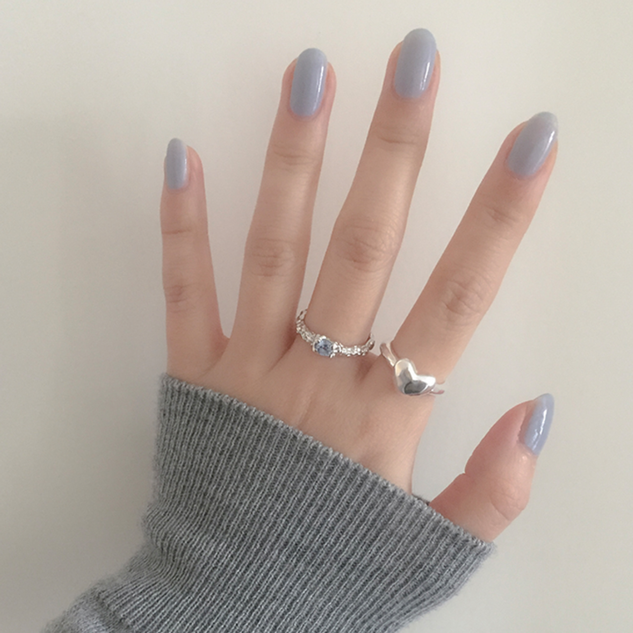 |moat| Rough Cubic Ring (Silver925)