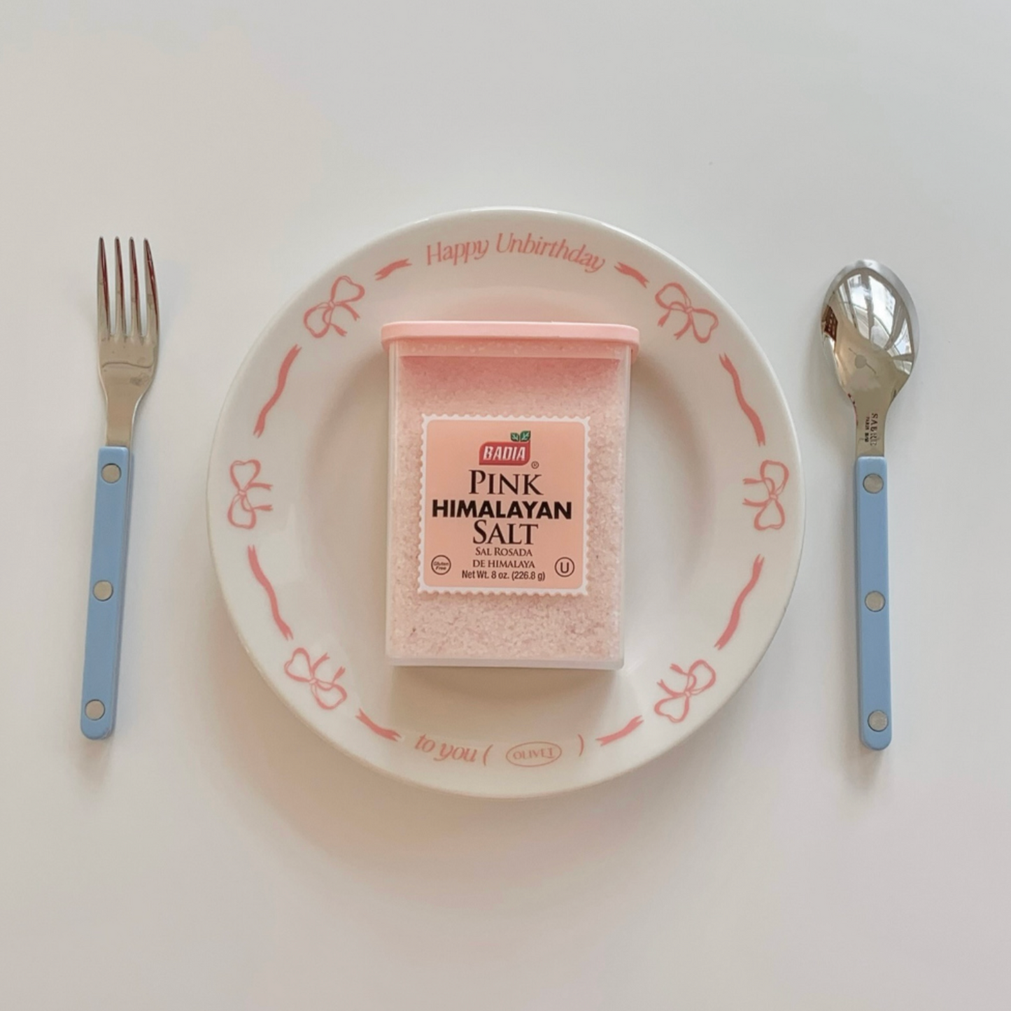 |OLIVET| Happy Unbirthday Drawing Plate 18cm