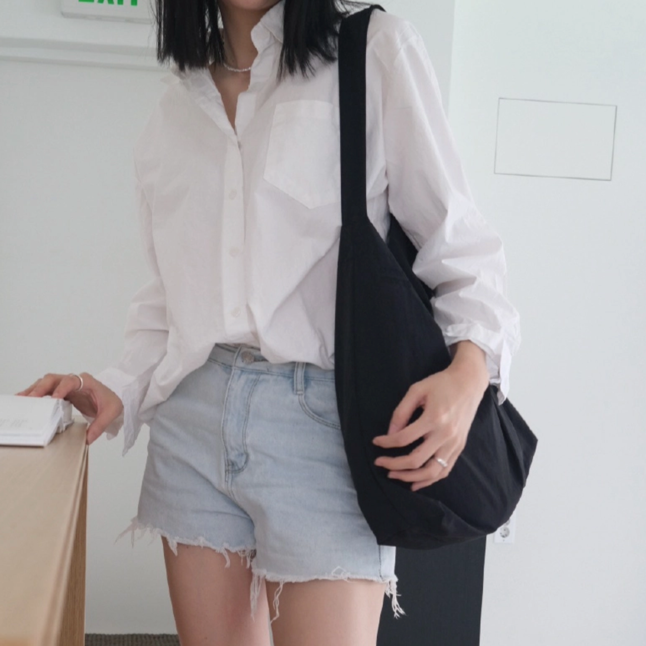 |SLOWSTITCH| Lucky Daily Bag (Black)