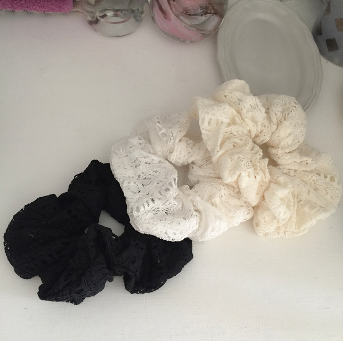 |moat| Daily Lace Scrunchy (3colour)