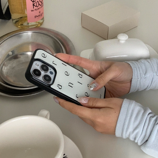 |earliner| White Epoxy Bumper Iphone Case