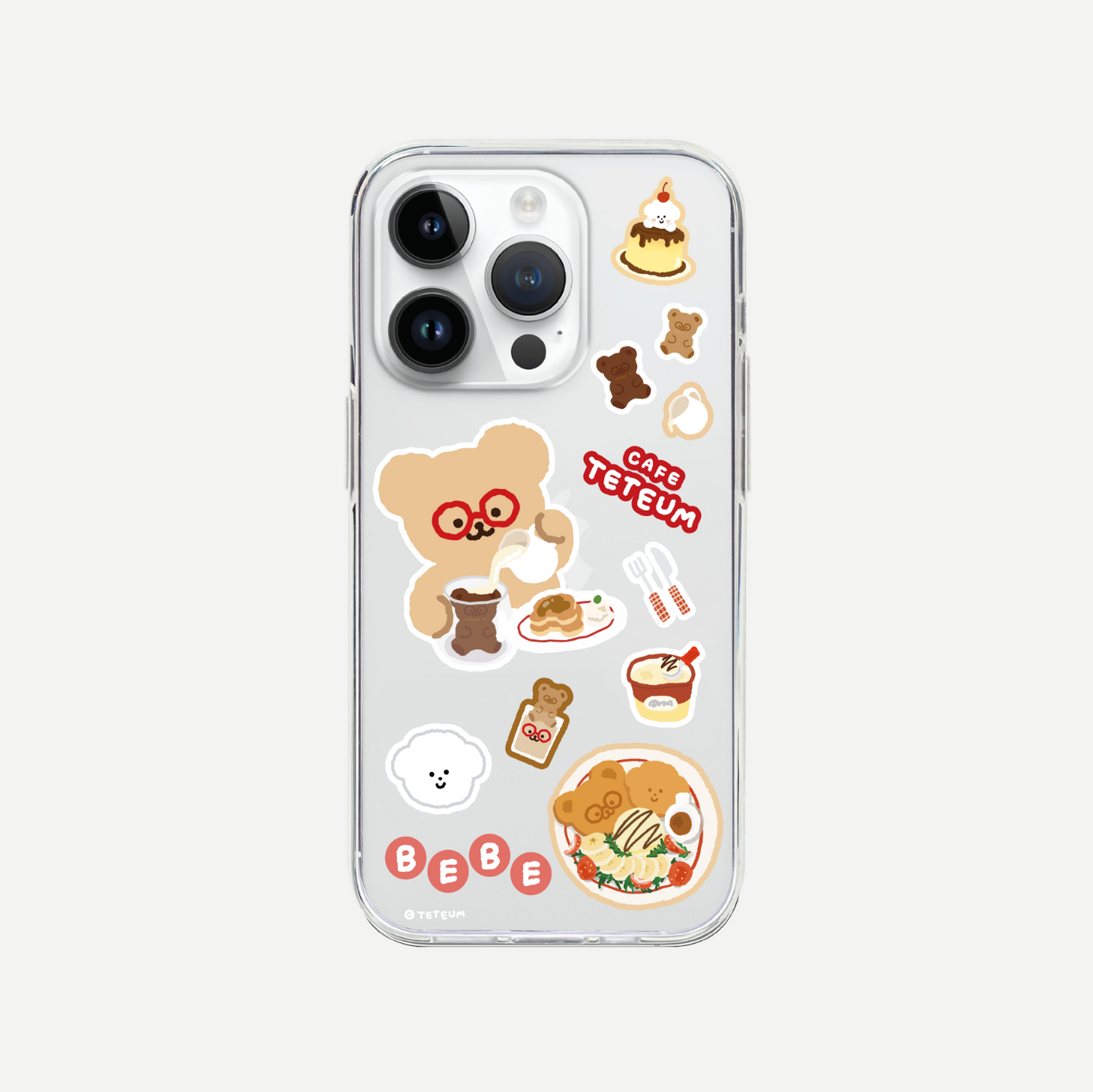 |TETEUM| CAFE TETEUM PHONE CASE