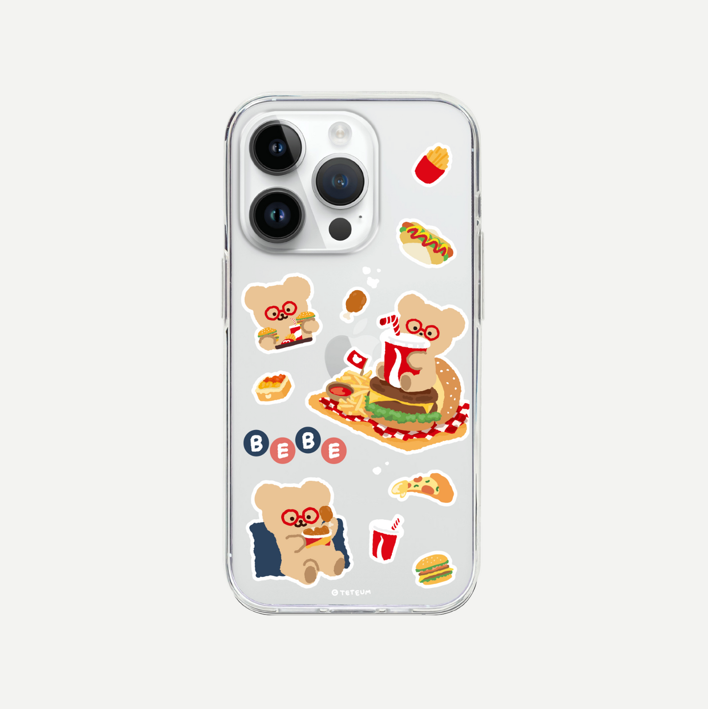 |TETEUM| FAST FOOD BEBE PHONE CASE