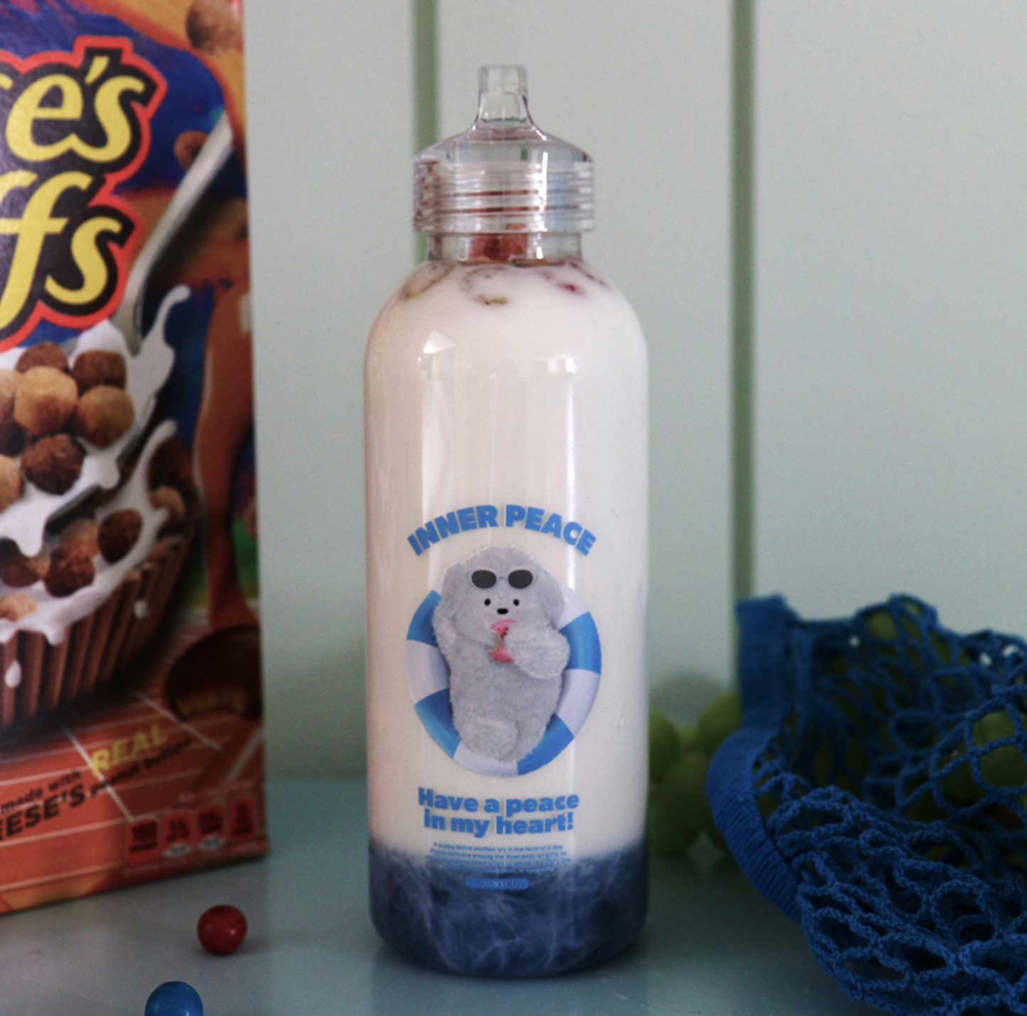 |THENINEMALL| Swim Ppoku Handle Tumbler 600ml