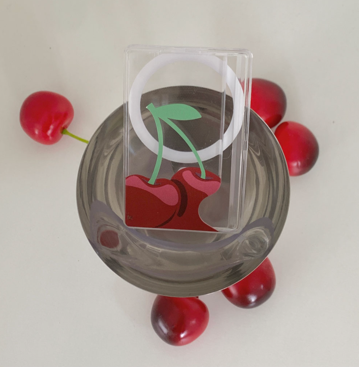 |second boutique| Fruit Fruit Magsafe Clear Card Slot