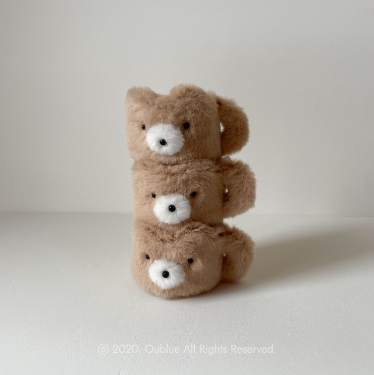 |oublue| Handmade Bear Cup Keyring