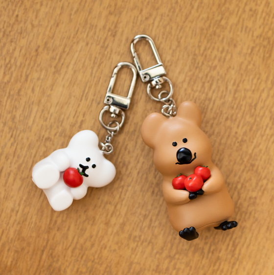 |Dinotaeng| Apple Picking Keychain Quokka / BOBO