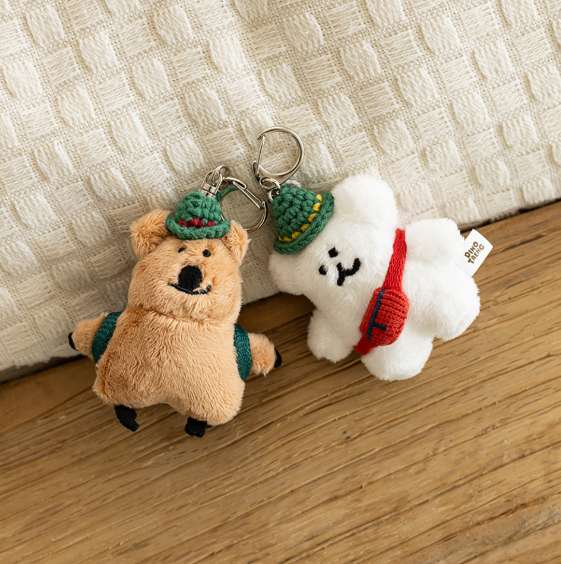|Dinotaeng| BOBO in the Woods Flat Fur Keychain Quokka / BOBO