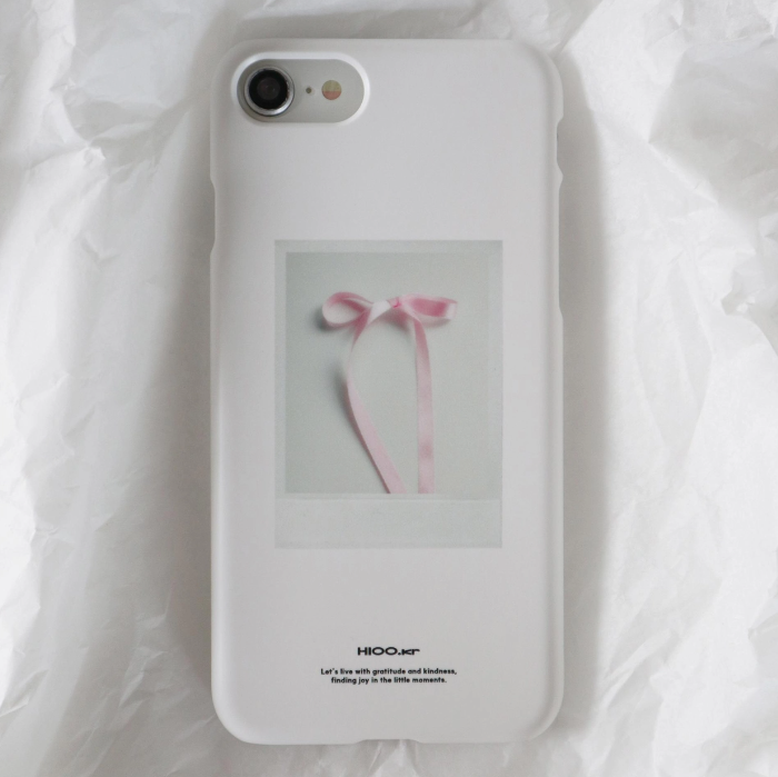 |hioo.kr| Summer Diary Ribbon Matte Phone Case