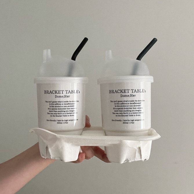 |Bracket Table| Dome;Bler Tumbler 473ml (Lid + Straw Set)