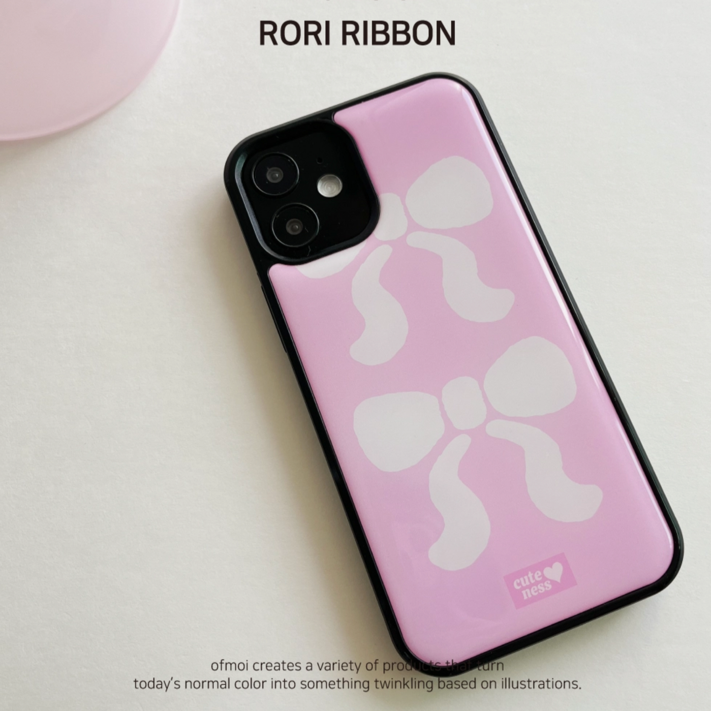 |ofmoi| Rori Ribbon Epoxy Phone Case