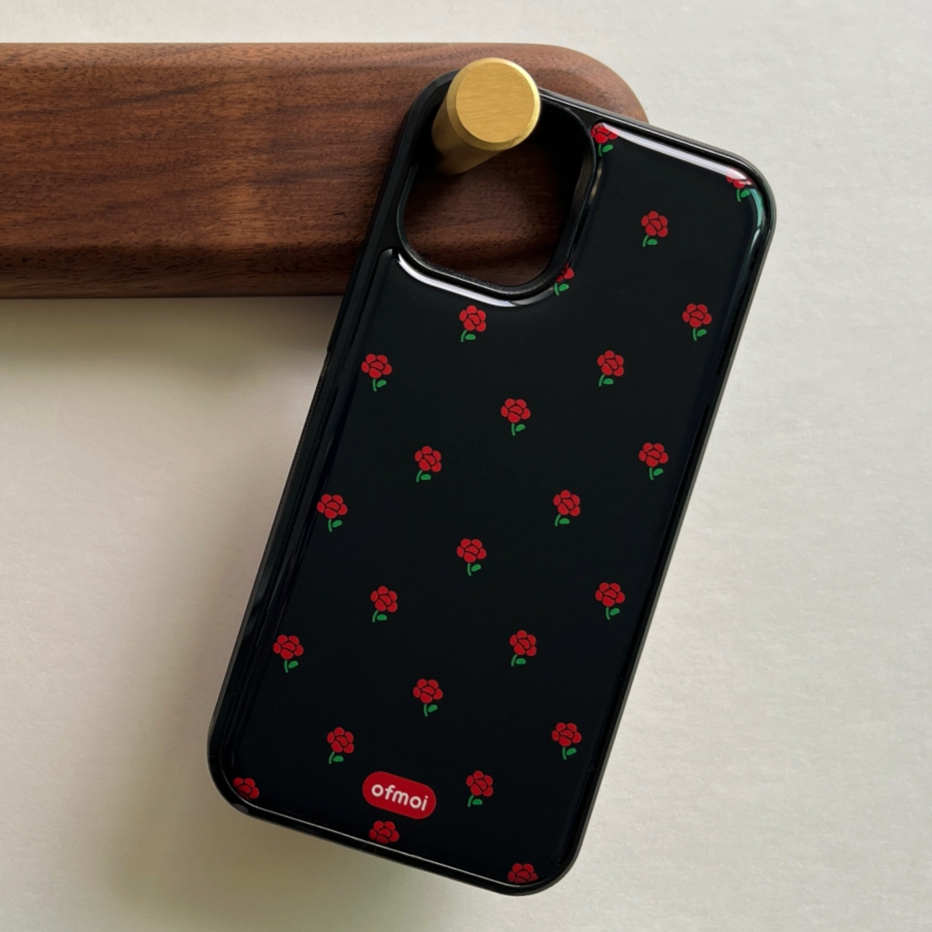 |ofmoi| Red Rose Epoxy Phone Case