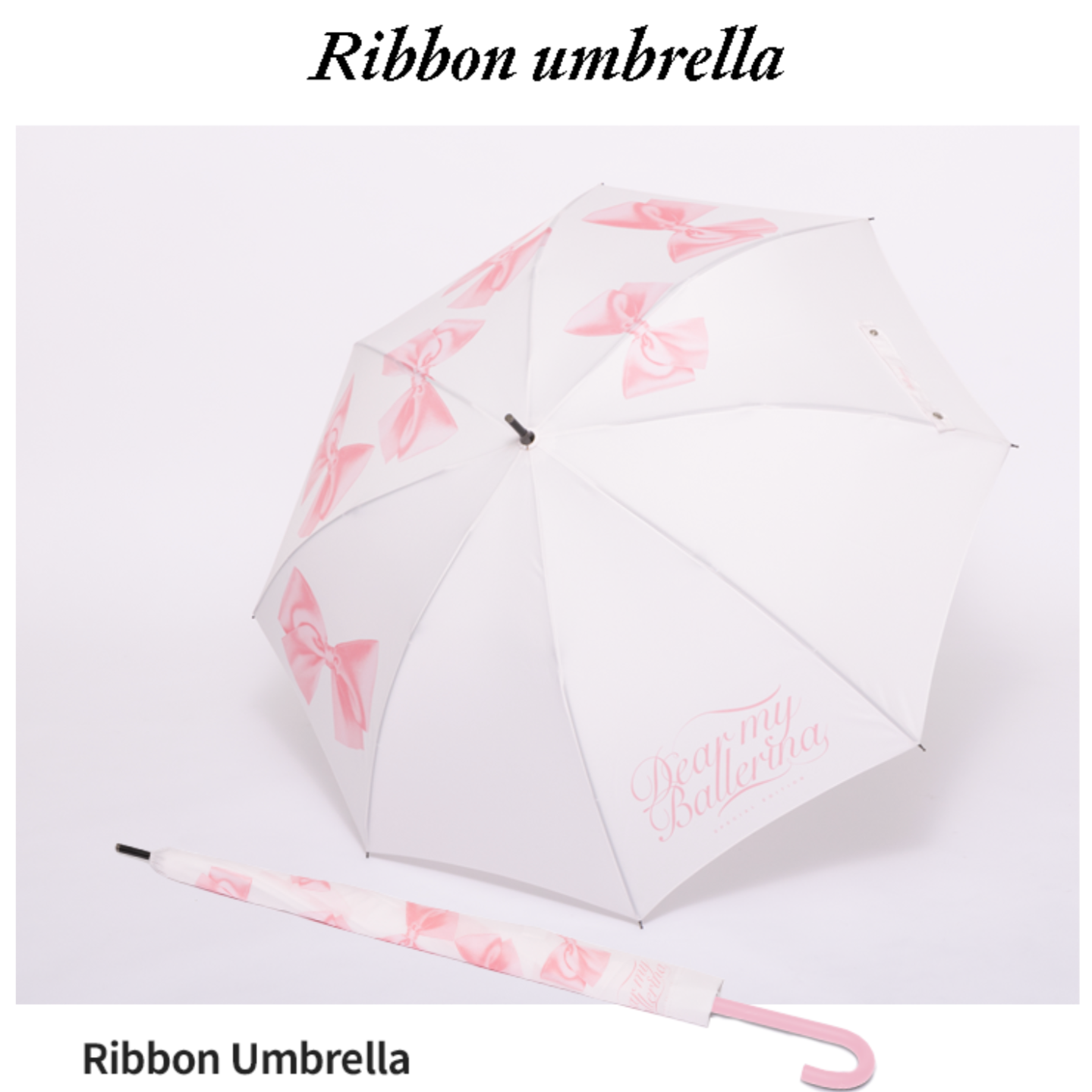 |Bloomingtale| Pink Ribbon Umbrella (2Types)