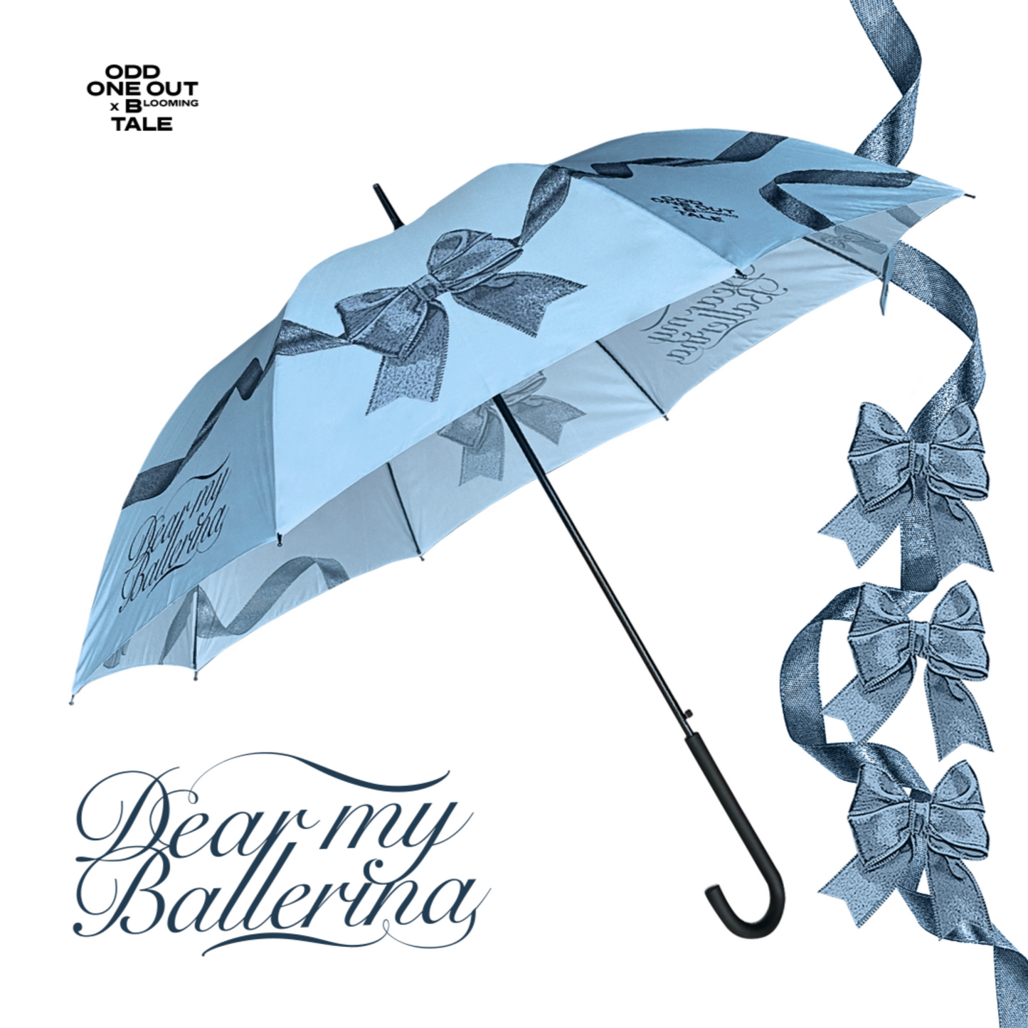 |Bloomingtale| Blue Ballerina Umbrella (2Types)