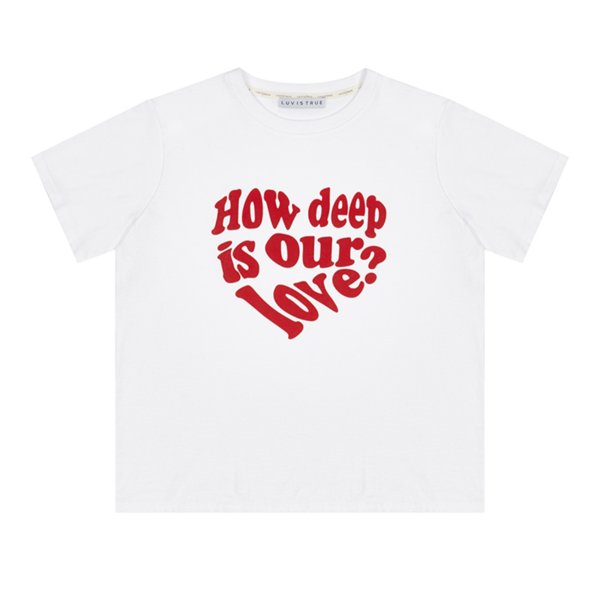 |LUVISTRUE| IN LOVE TEE (WHITE)
