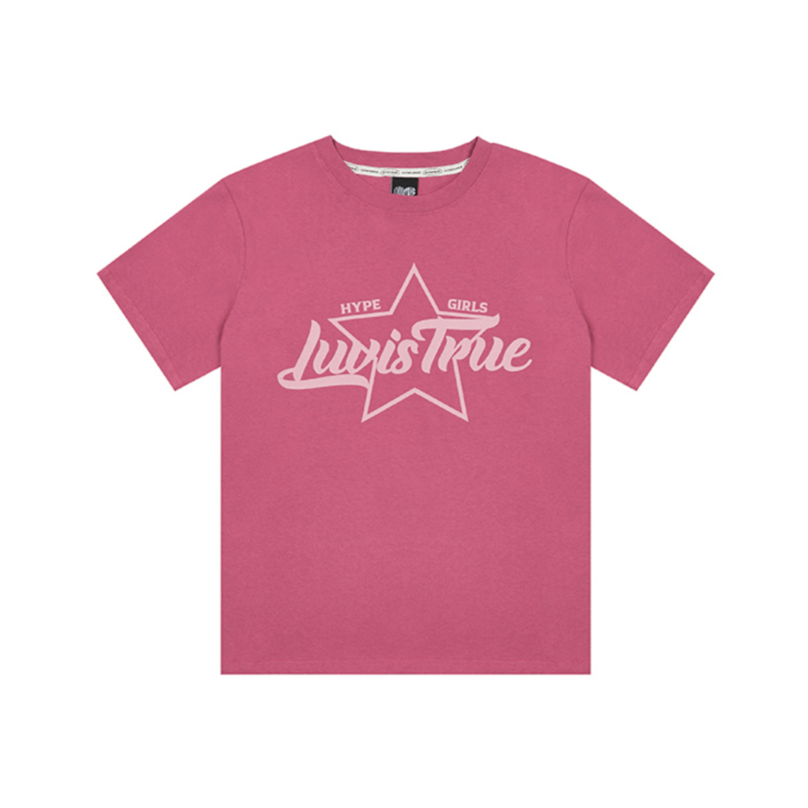 |LUVISTRUE| DN STAR LOGO TEE (PINK)