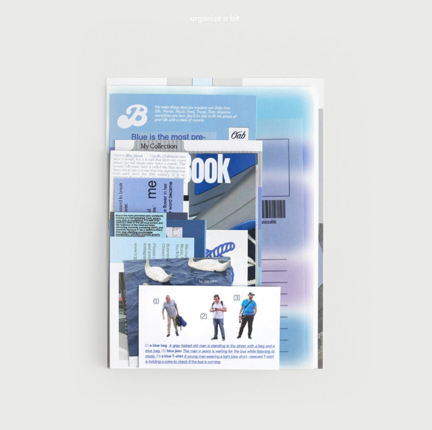 |oab studio| Tone Pack Blue Sticker Pack