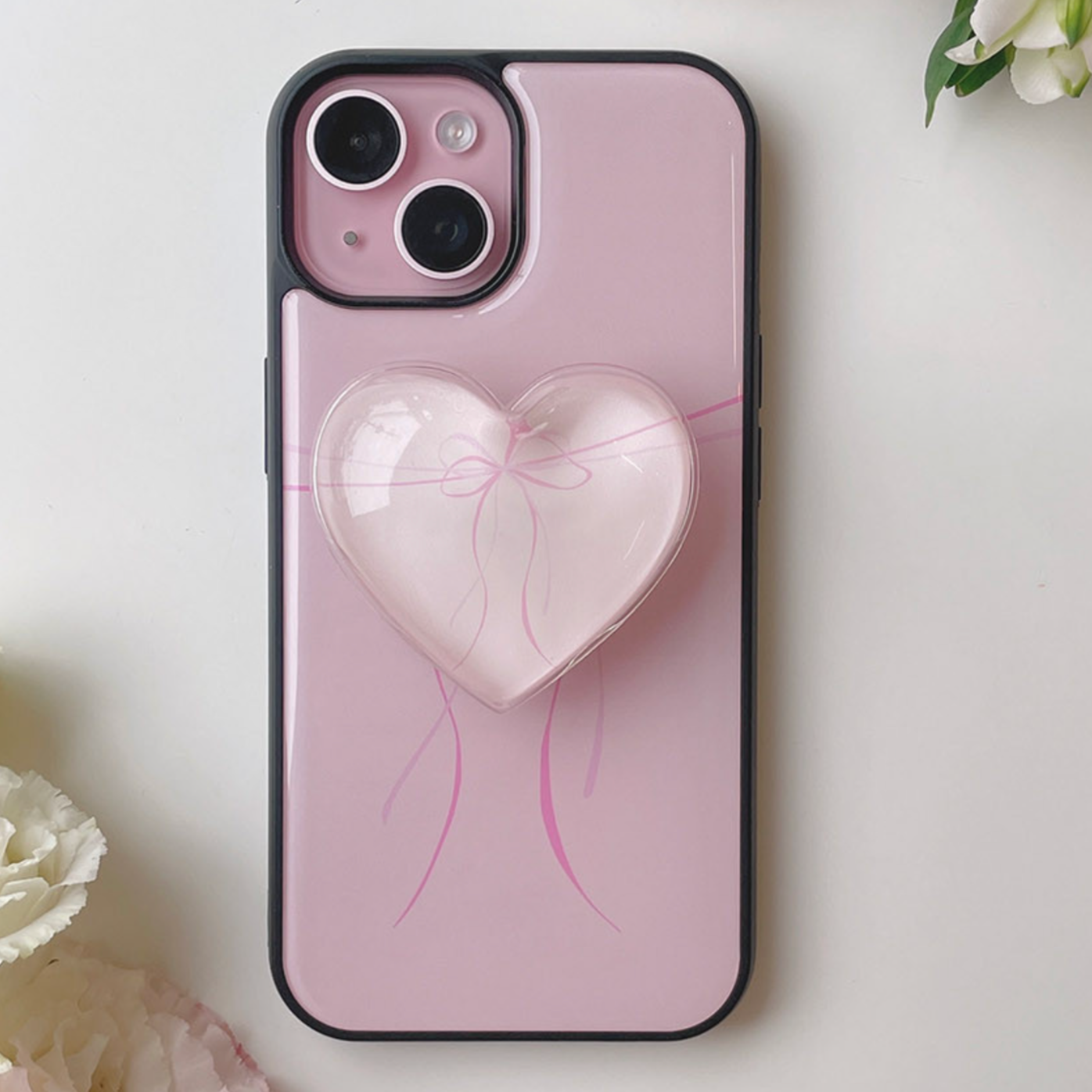 |Romantic Mood| Ribbon Tie Epoxy Phone Case