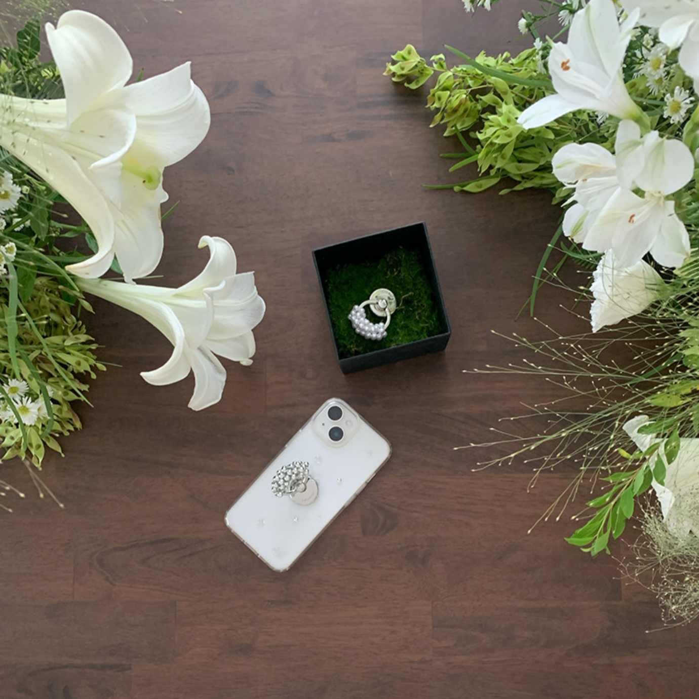 |Loumoi| Loumoi Ring Tok (Silver Pearl)