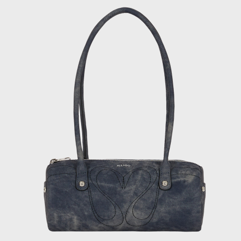 |ILLIGO| Love Stitch Shoulder Bag Black