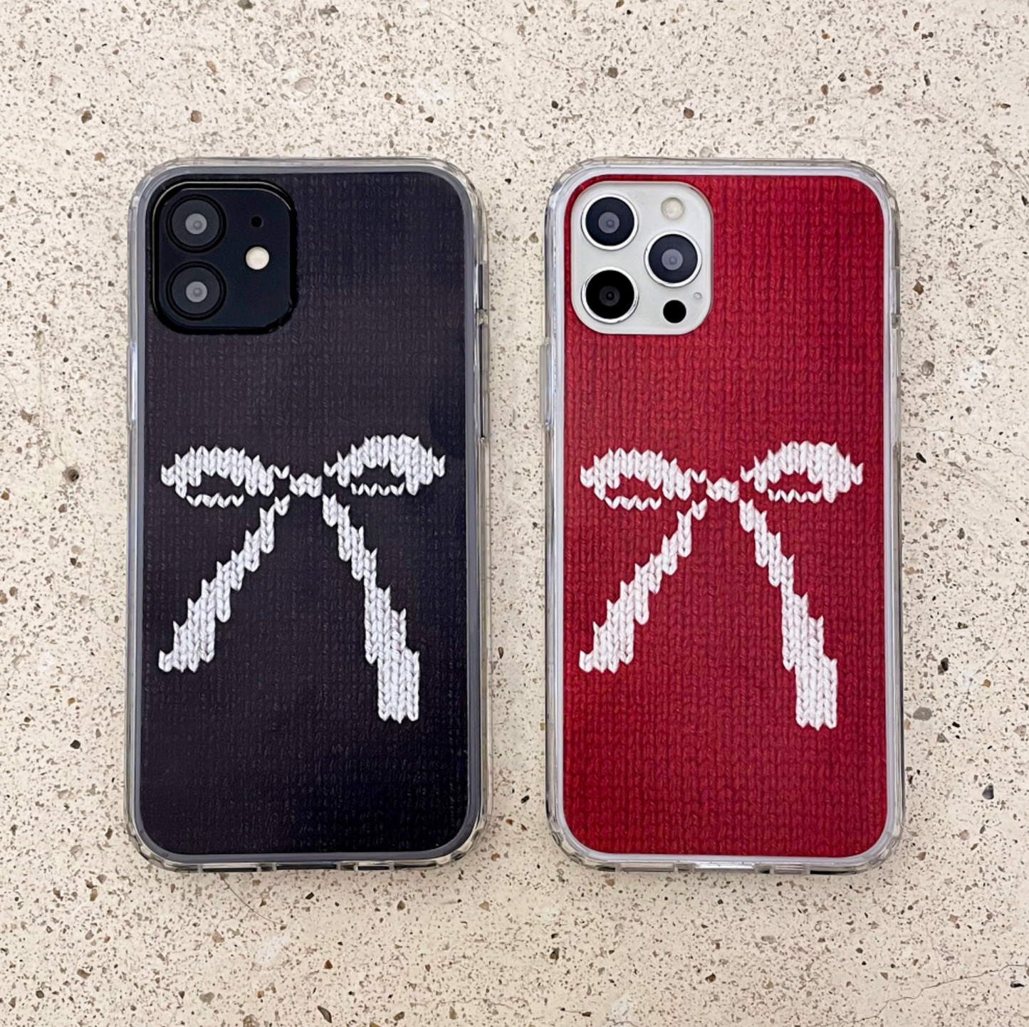 |delphin| RIBBON KNIT HARD JELLY CASE