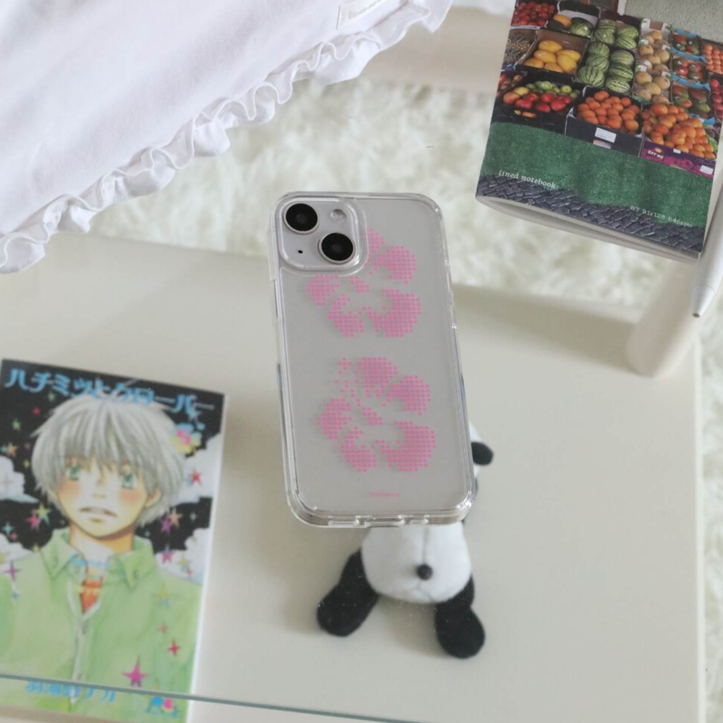 |honokaa| Hibiscus (PINK) Jelly Hard Case