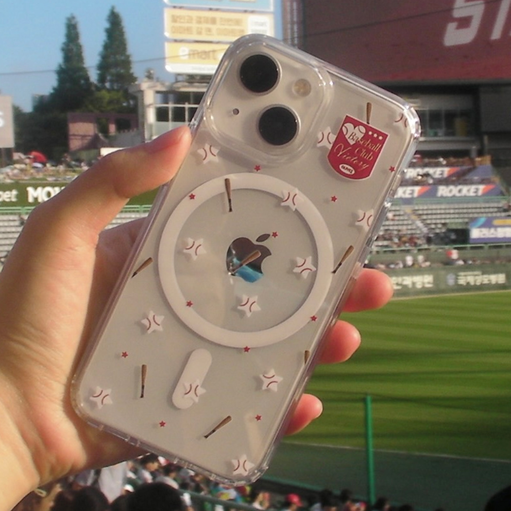 |OLIVET| Baseball Club Victory Clear Phone Case / MagSafe Phone Case