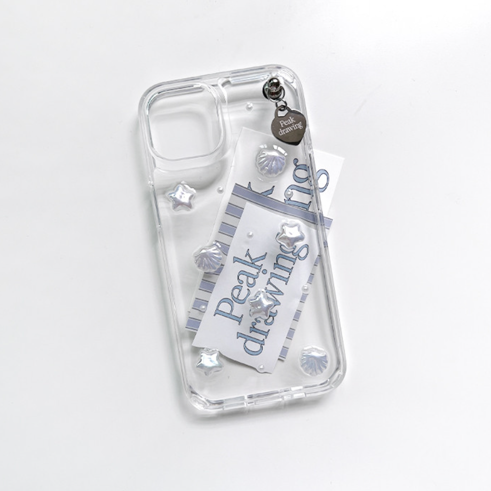 |Peakdrawing| Mini Seashell Heart Phone Case