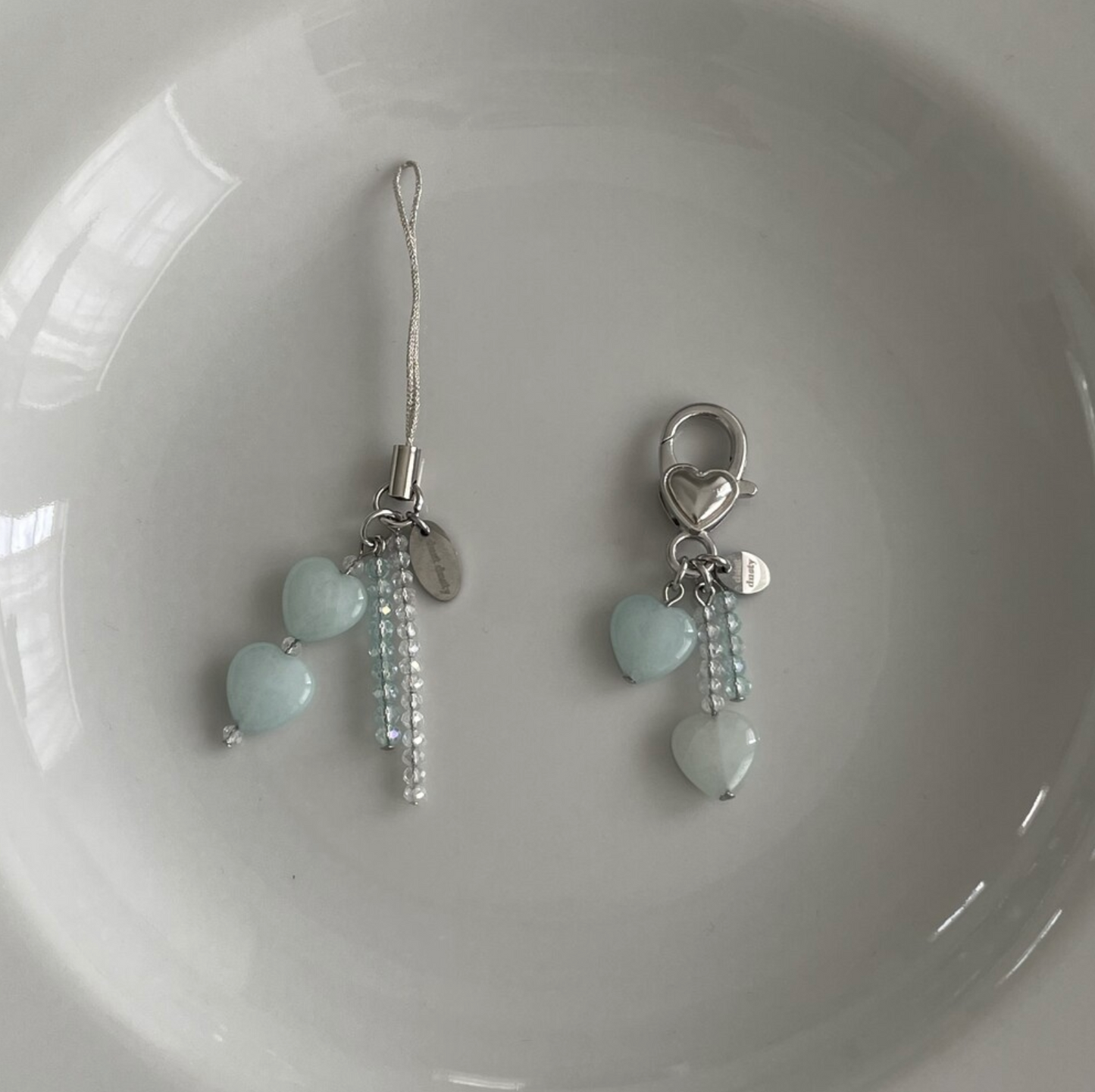 |dust dusty| Heart Strap / Keyring