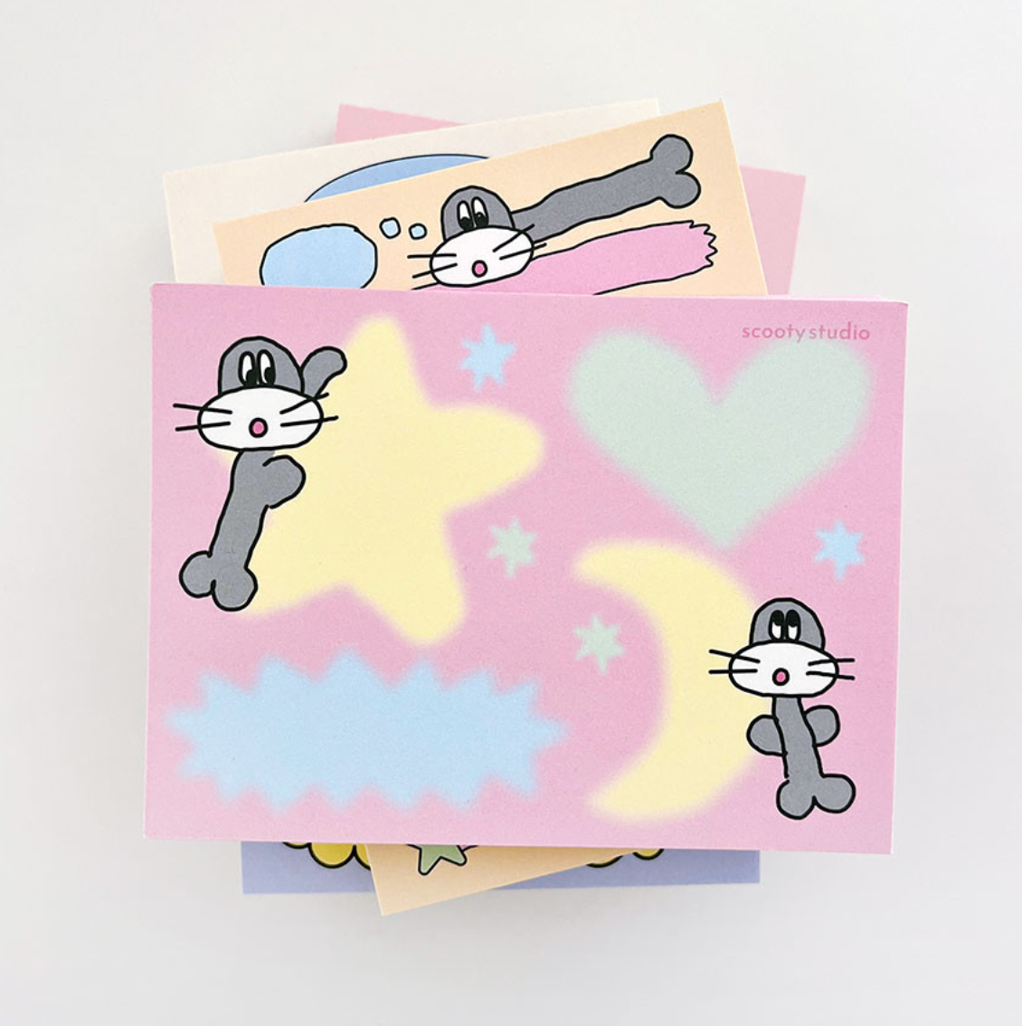 |scooty studio| Freddy Memo Pad