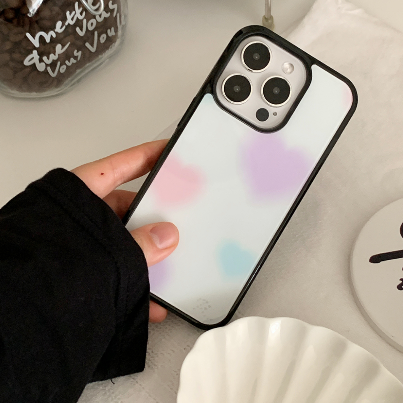 |your emotions| Plumpily Heart Glass Phone Case