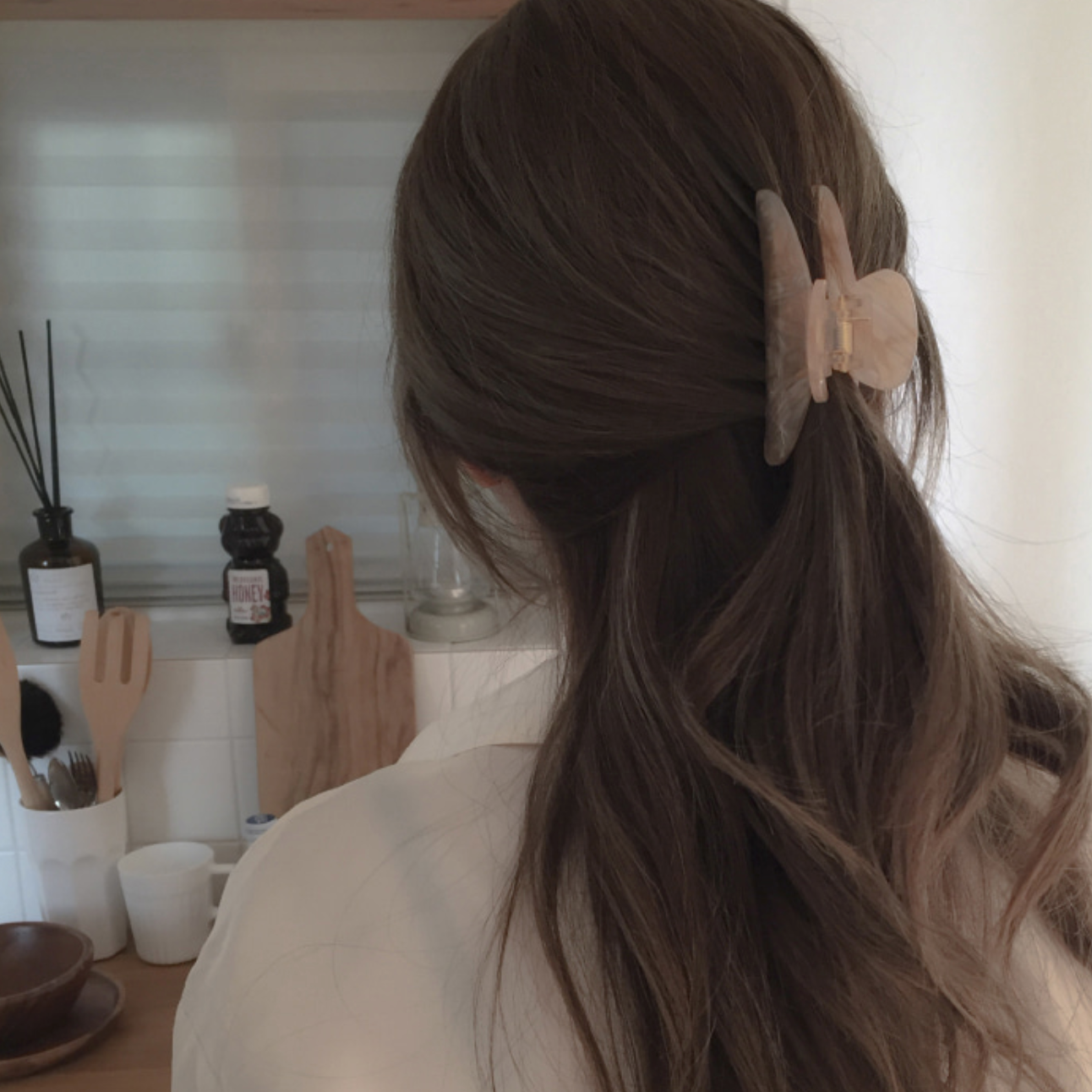 |moat| Marble Hairpin - 102