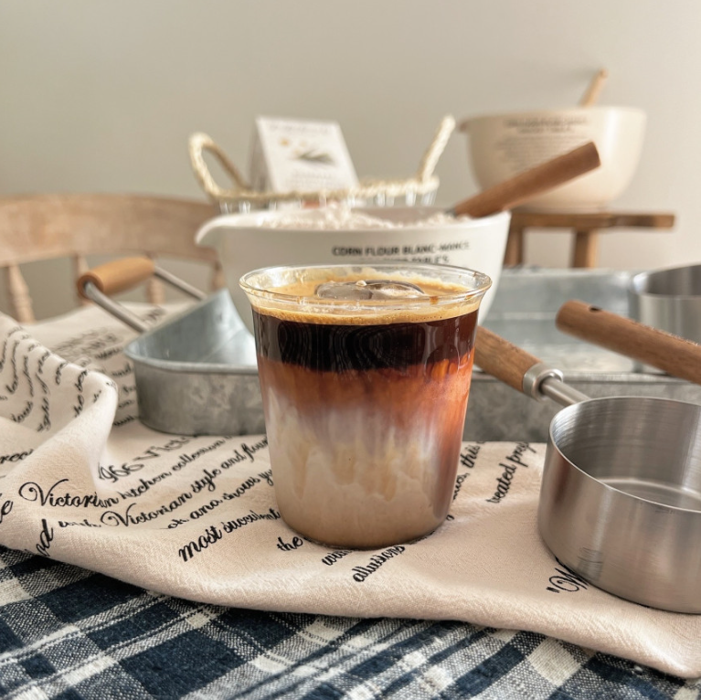 |Bracket Table| Long Kinto Heat-Resistant Glass Cup 250ml