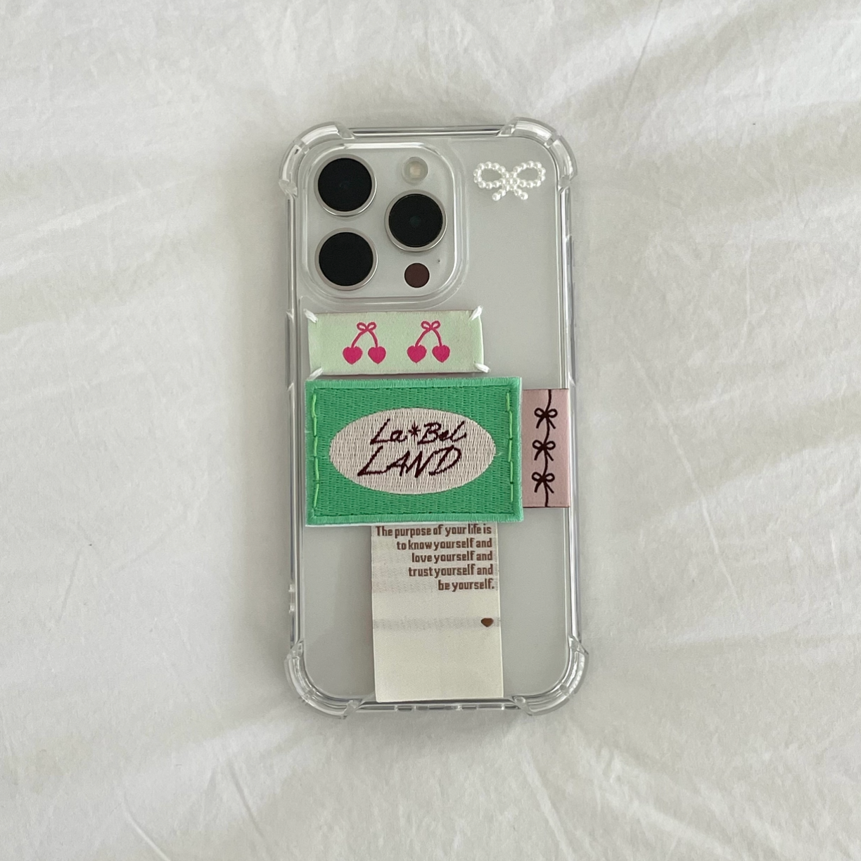 |La*Bel LAND| |ORDER MADE| Kitsch Label Case (Melon)