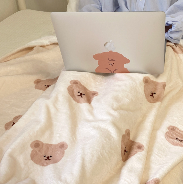 |moominzy| 찌부 Blanket (Beige)