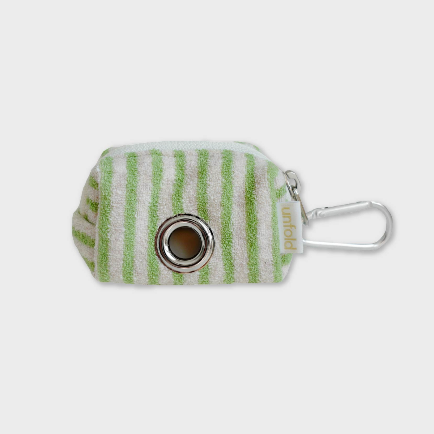 |unfold| Stripe Terry Poop Bag (Green)