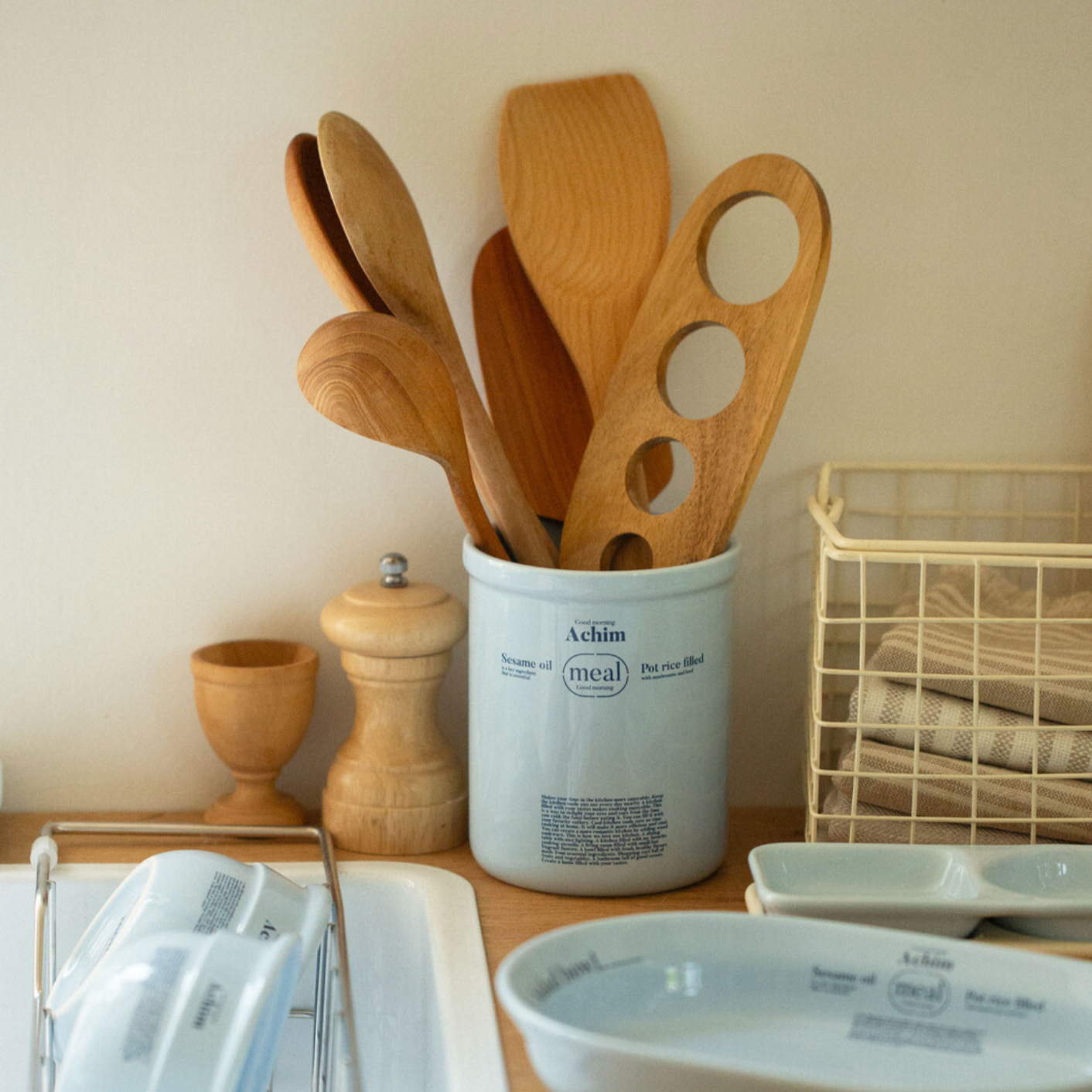 |momur| |weekend 9| Cutlery Container Sky Blue