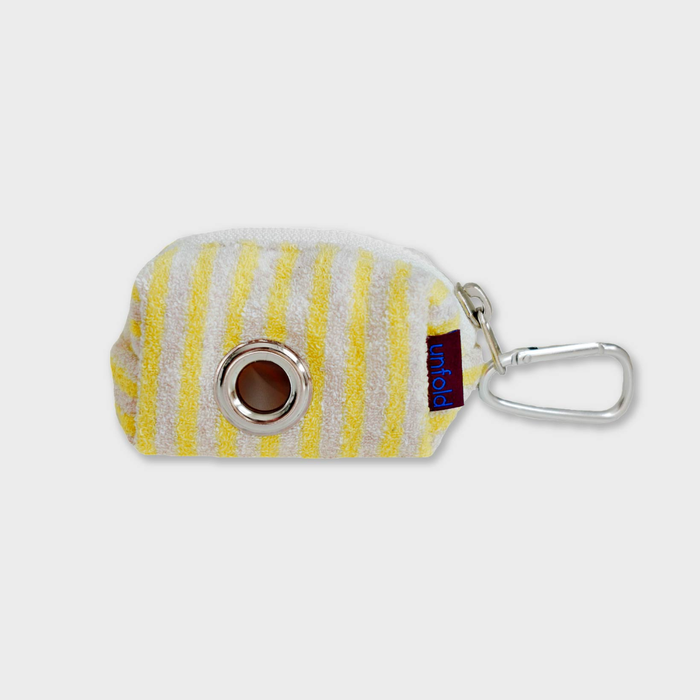 |unfold| Stripe Terry Poop Bag (Yellow)