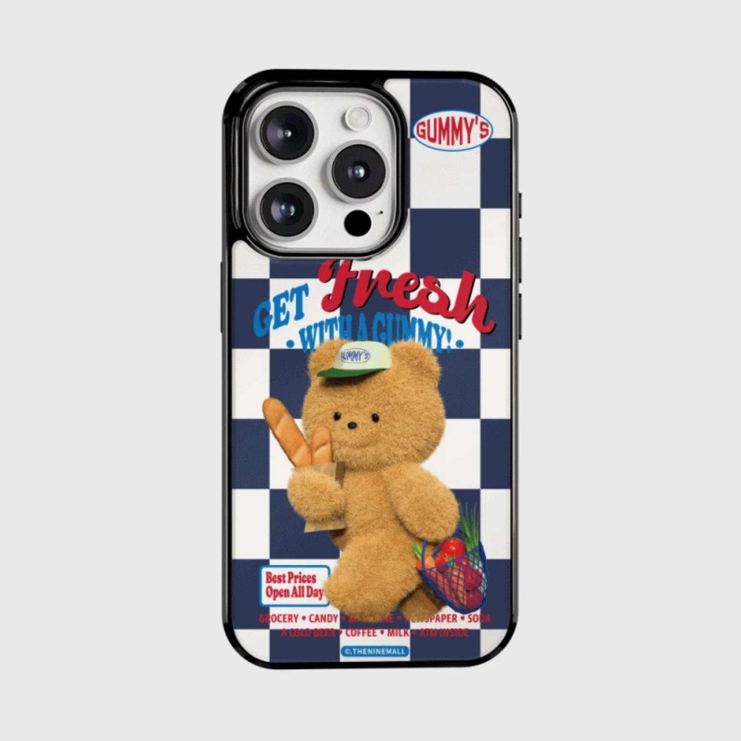 |THENINEMALL| Gummys Fresh Market Glossy Bumper Case