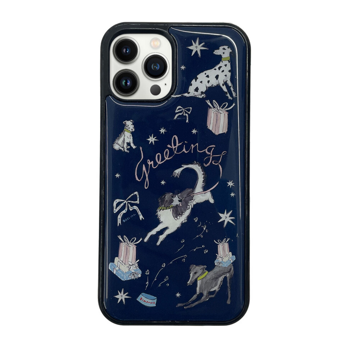 |Dimanche| LEAPY BIRTHDAY (NAVY) Phone Case (2Types)