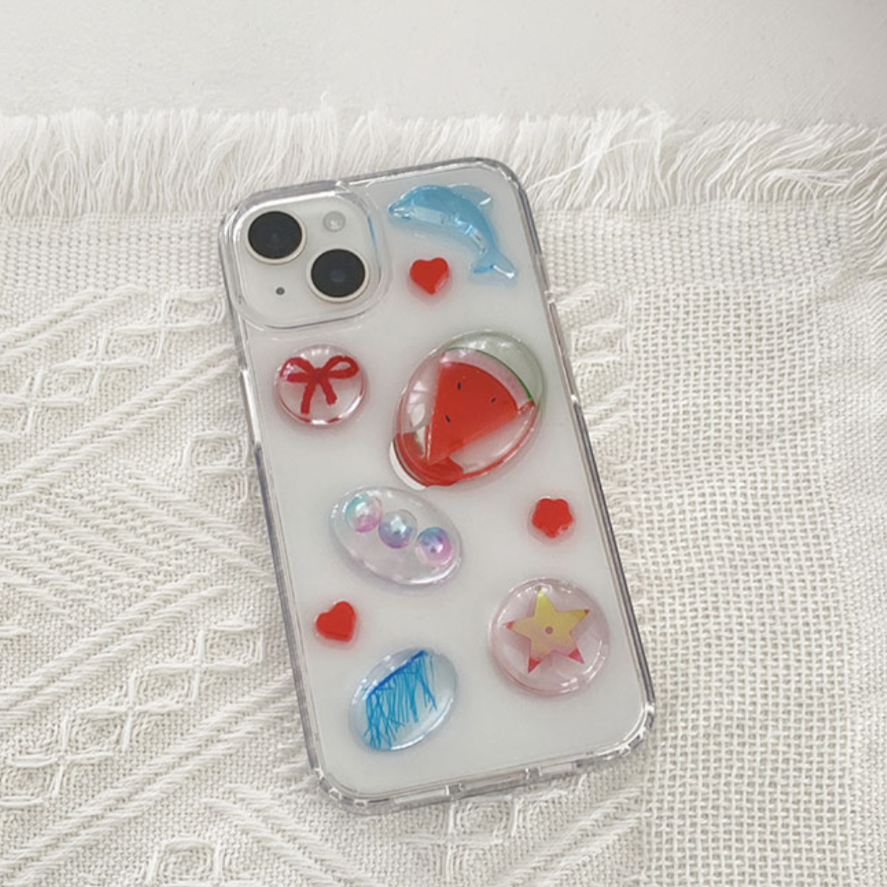 |Happy Go Lucky| Hot Summer Resin Phone Case