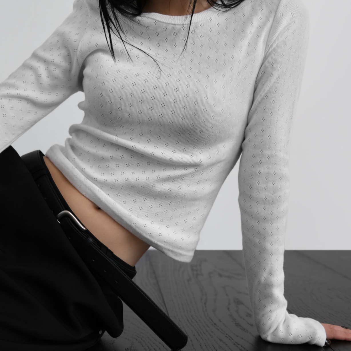 |AUTUMN| |made| Punching Long Sleeve T-shirt