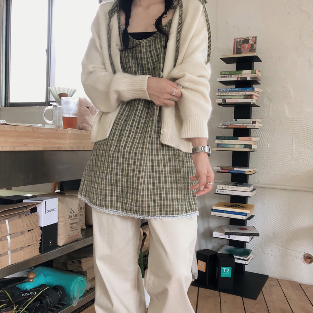 |VINVLE| Vintage Checkered Dress