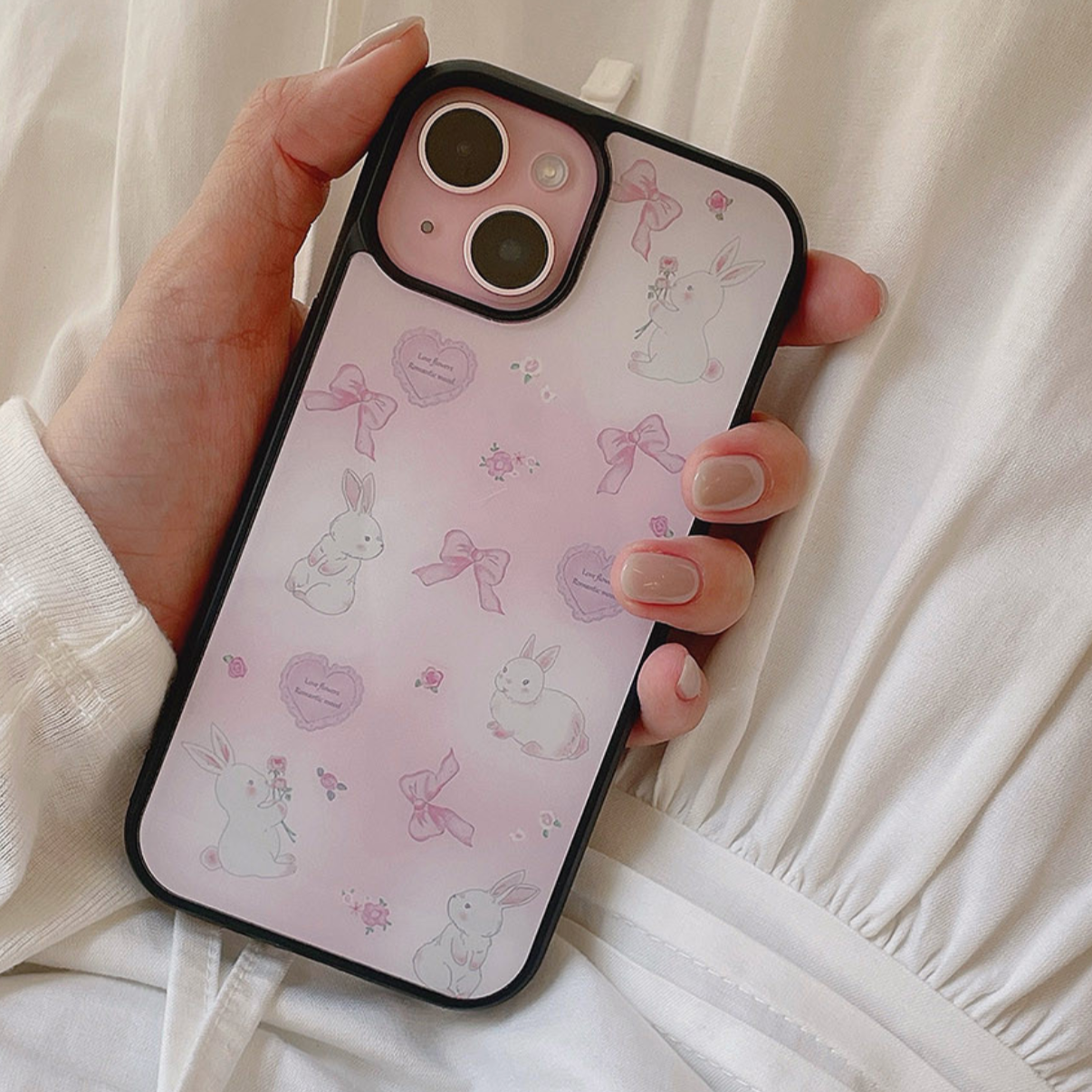 |Romantic Mood| Rabbit Bumper Phone Case