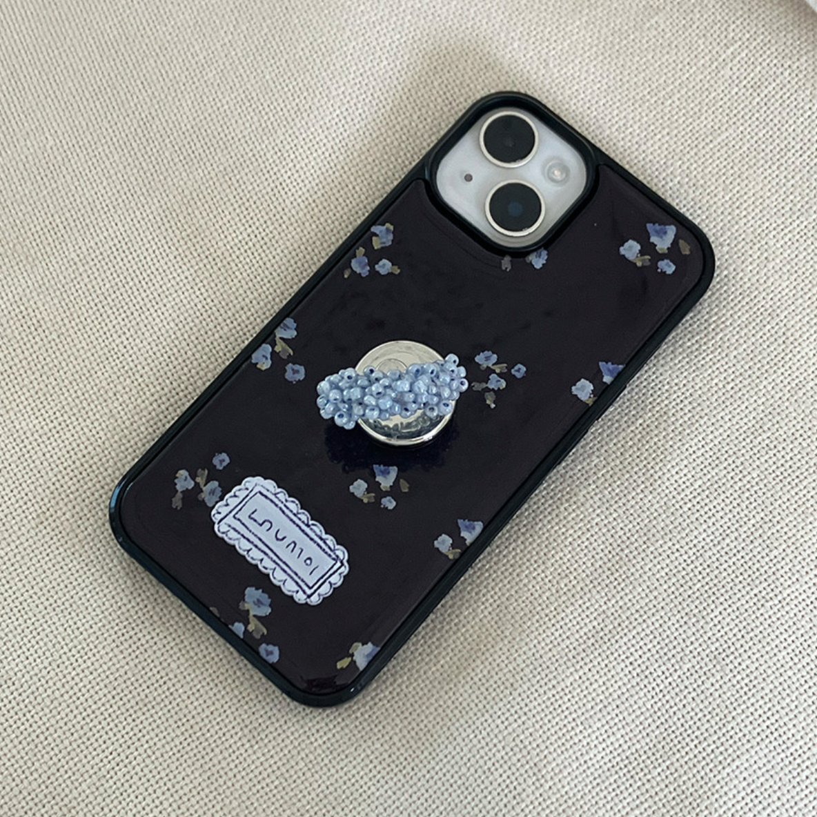 |loumoi| Deep Pale Pearl Ring Grip Tok